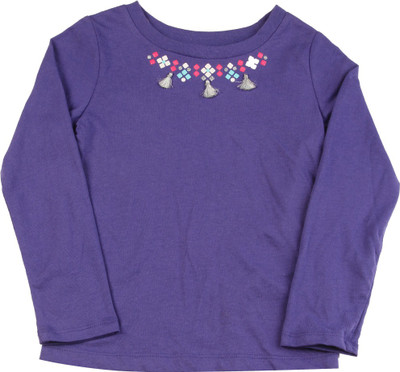

Carter's Girls Casual Cotton Top(Purple, Pack of 1, Purple (500)