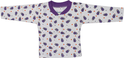 

Babeezworld Baby Girls Casual Cotton Top(Purple, Pack of 1