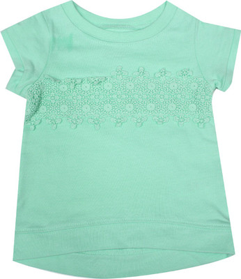 

Carter's Baby Girls Casual Cotton Top(Green, Pack of 1, Turquoise (440)
