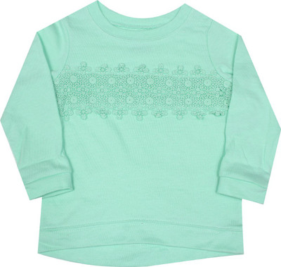 

Carter's Baby Girls Casual Cotton Top(Green, Pack of 1, Turquoise (440)