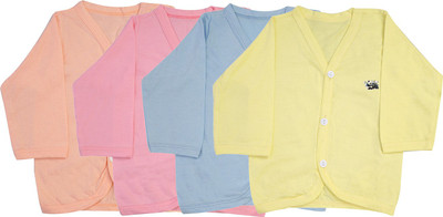 

Aarushi Baby Girls Casual Cotton Top(Multicolor, Pack of 4