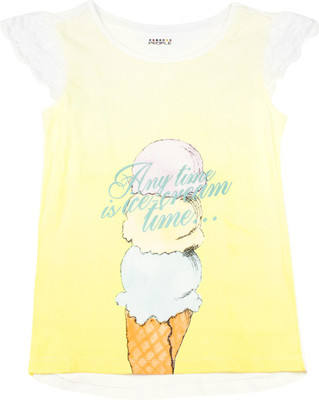 

People Girls Casual Top(Yellow