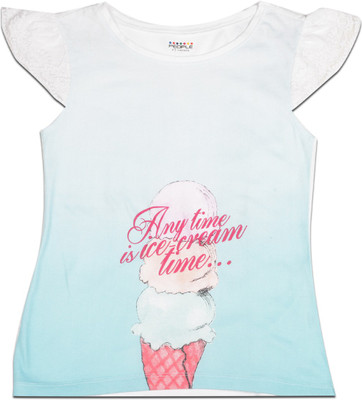 

People Girls Casual Top(Blue