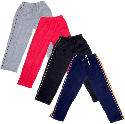 

IndiWeaves Track Pant For Boys & Girls(Red Pack of 4, Black;blue;grey;red;yellow