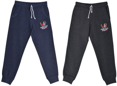 

Jack's Star Track Pant For Boys & Girls(Multicolor Pack of 2, Ligh grey & navi blue