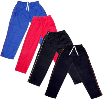 

IndiWeaves Track Pant For Boys & Girls(Red Pack of 4, Black;blue;red;yellow