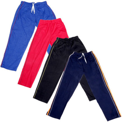 

IndiWeaves Track Pant For Boys & Girls(Red Pack of 4, Black;blue;red;yellow