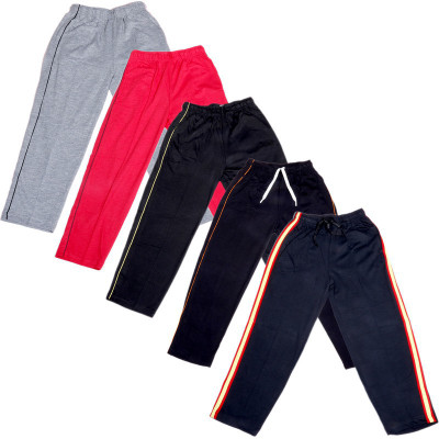 

IndiWeaves Track Pant For Boys & Girls(Red Pack of 5, Black;blue;grey;red;white;yellow