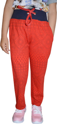 

69GAL Track Pant For Girls(Red, Pack of 1