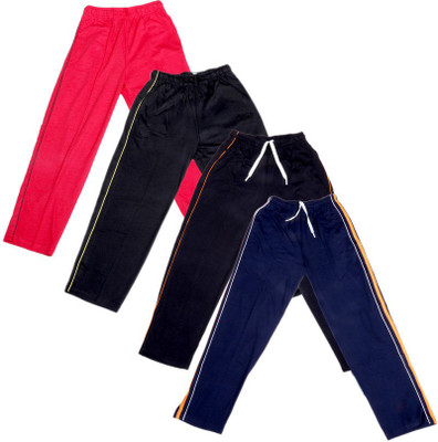 

IndiWeaves Track Pant For Boys & Girls(Black Pack of 4, Black;blue;red;yellow