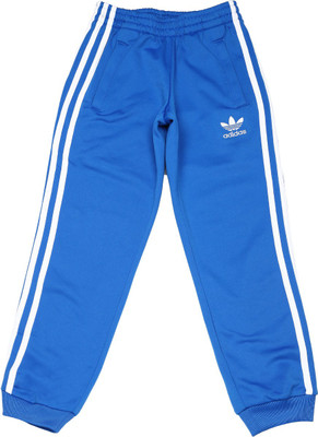 

ADIDAS Track Pant For Boys(Blue Pack of 1, Blubir/white