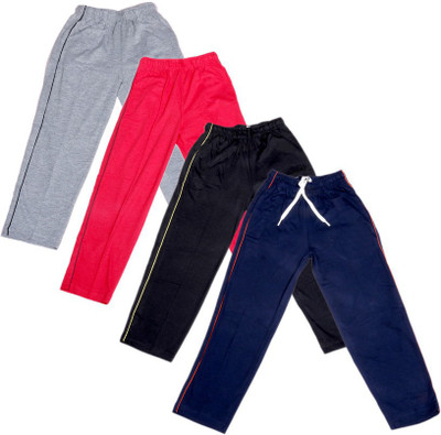 

IndiWeaves Track Pant For Boys & Girls(Red Pack of 4, Black;blue;grey;red