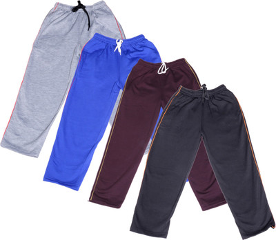 

IndiWeaves Track Pant For Boys & Girls(Multicolor Pack of 4, Black;blue;grey;purple