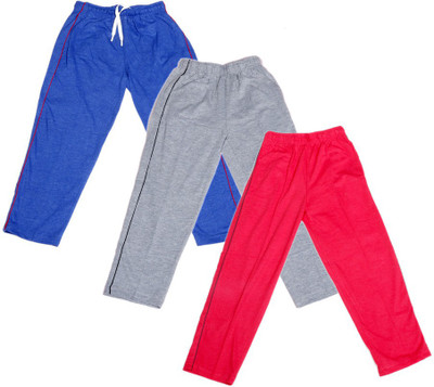 

IndiWeaves Track Pant For Boys & Girls(Grey Pack of 3, Blue;grey;red