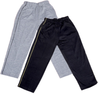 

IndiWeaves Track Pant For Boys & Girls(Black Pack of 2, Black;grey