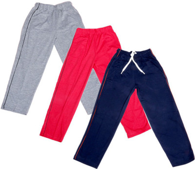 

IndiWeaves Track Pant For Boys & Girls(Red Pack of 3, Blue;grey;red