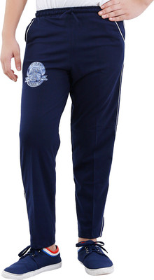 Fizzi Track Pant For Boys(Dark Blue, Pack of 1, Navy blue