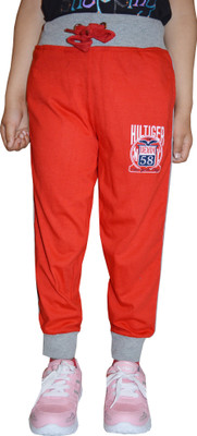 

69GAL Track Pant For Girls(Red, Pack of 1