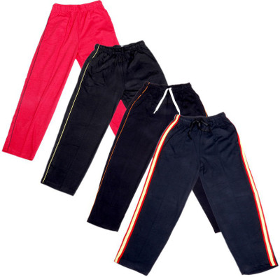

IndiWeaves Track Pant For Boys & Girls(Black Pack of 4, Black;blue;red;white;yellow