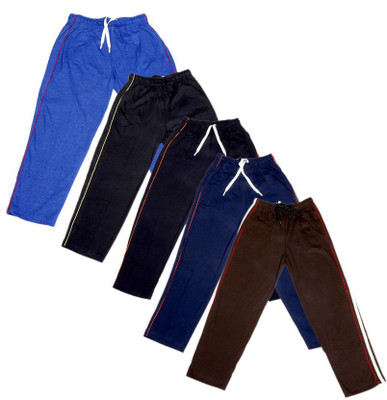 

IndiWeaves Track Pant For Boys & Girls(Black Pack of 5, Black;blue;brown;red;yellow
