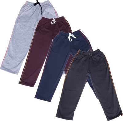 

IndiWeaves Track Pant For Boys(Multicolor Pack of 4, Black;blue;grey;purple