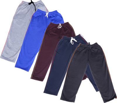 

IndiWeaves Track Pant For Boys(Multicolor Pack of 5, Black;blue;grey;purple