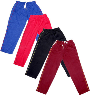 

IndiWeaves Track Pant For Boys & Girls(Red Pack of 4, Black;blue;maroon;red