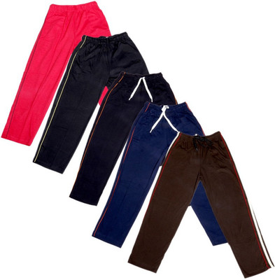 

IndiWeaves Track Pant For Boys & Girls(Black Pack of 5, Black;blue;brown;red;yellow
