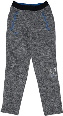 

ADIDAS Track Pant For Boys(Grey Pack of 1, Black/shoblu