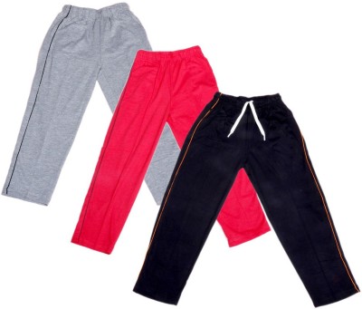 IndiWeaves Track Pant For Boys & Girls(Red, Pack of 3)