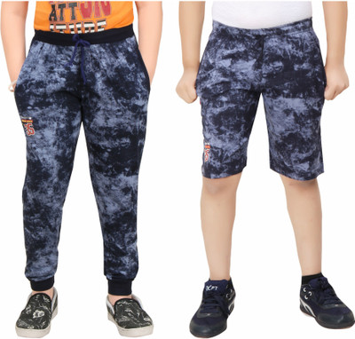 

Red Ring Track Pant For Boys(Blue, Pack of 2