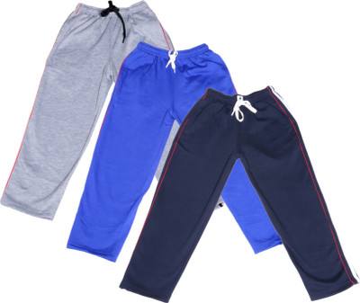 

IndiWeaves Track Pant For Boys(Multicolor Pack of 3, Blue;grey