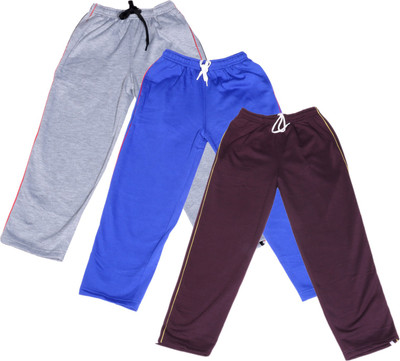 

IndiWeaves Track Pant For Boys(Multicolor Pack of 3, Blue;grey;purple