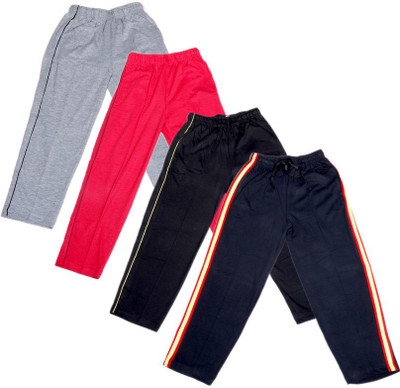 

IndiWeaves Track Pant For Boys & Girls(Red Pack of 4, Black;blue;grey;red;white