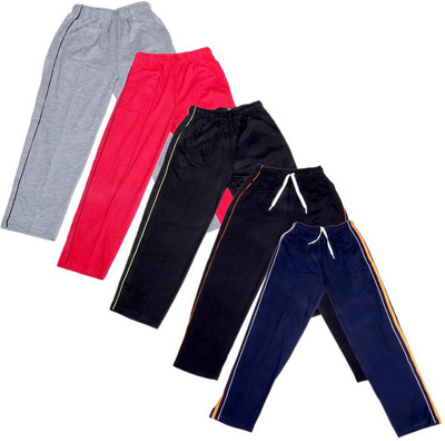 

IndiWeaves Track Pant For Boys & Girls(Red Pack of 5, Black;blue;grey;red;yellow