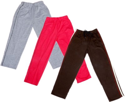 

IndiWeaves Track Pant For Boys & Girls(Red Pack of 3, Brown;grey;red