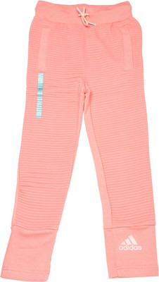 

ADIDAS Track Pant For Girls(Pink Pack of 1, Raypnk/vappnk