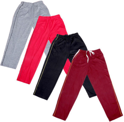

IndiWeaves Track Pant For Boys & Girls(Red Pack of 4, Black;grey;maroon;red