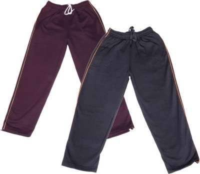 

IndiWeaves Track Pant For Boys(Multicolor Pack of 2, Black;purple