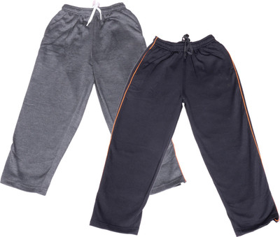 

IndiWeaves Track Pant For Boys(Multicolor Pack of 2, Black;grey
