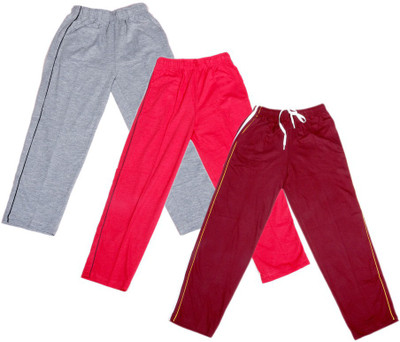

IndiWeaves Track Pant For Boys & Girls(Red Pack of 3, Grey;maroon;red