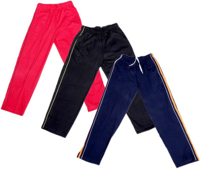 

IndiWeaves Track Pant For Boys & Girls(Black Pack of 3, Black;blue;red;yellow