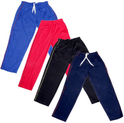 

IndiWeaves Track Pant For Boys & Girls(Red Pack of 4, Black;blue;red