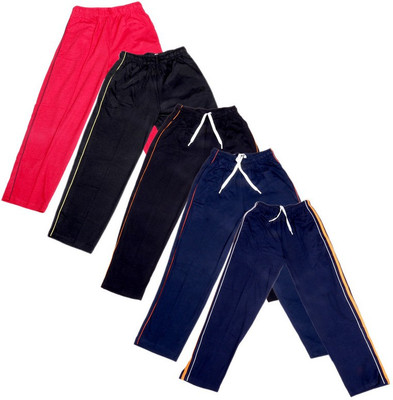 

IndiWeaves Track Pant For Boys & Girls(Black Pack of 5, Black;blue;red;yellow