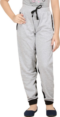 

Red Ring Track Pant For Girls(Grey, Pack of 1
