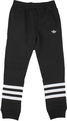 

ADIDAS Track Pant For Boys(White Pack of 1, Black/white
