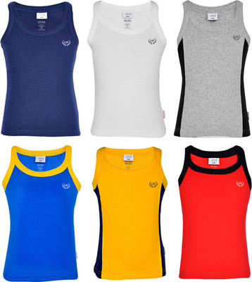 

Gkidz Vest For Boys Cotton(Multicolor, Pack of 6