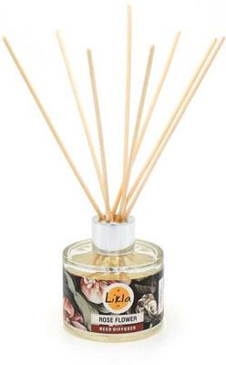 Likla Rose Flower Diffuser Reed Diffuser Rose Flower(100 ml)