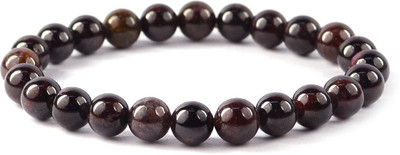 CRYSTU Stone Beads, Crystal, Garnet Bracelet