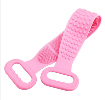 TEDRED Silicone Back Scrubber Belt Soft Body Massage Cleaning Bath Brush